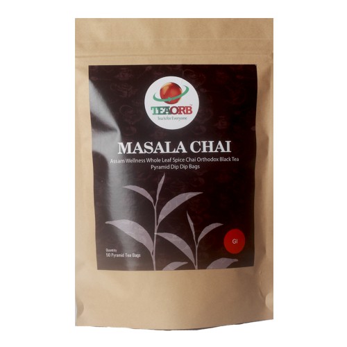 Masala Chai Spiced Black Tea Pyramid - 50 Teabags